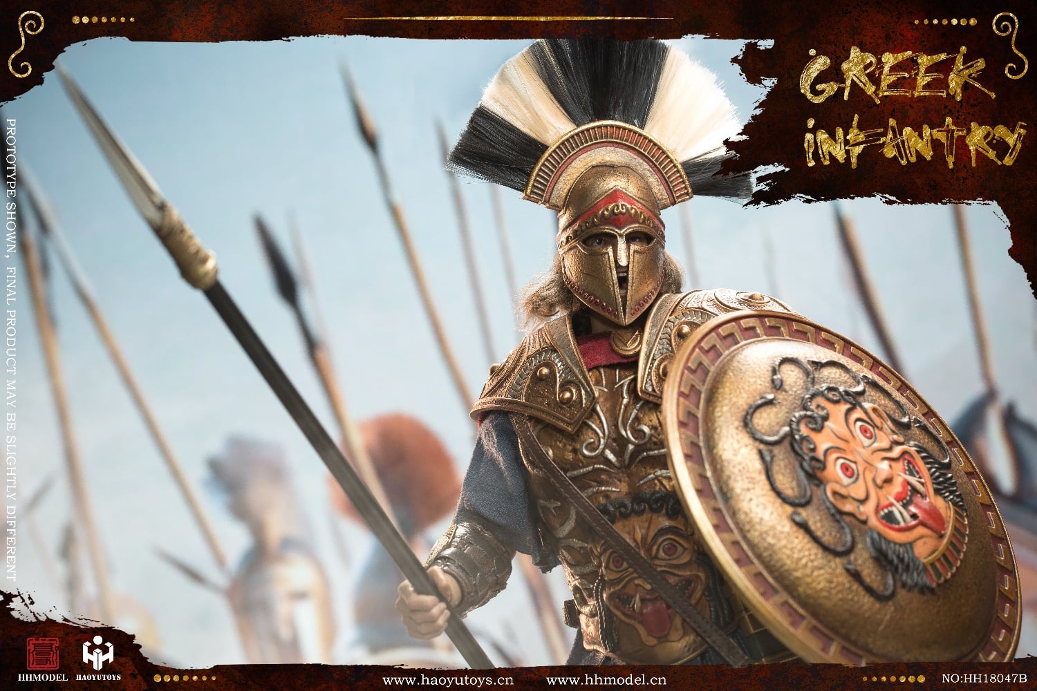 [สั่งจอง]HHMODEL x HAOYUTOYS HH18047 1/6 : Imperial Army-Greek Infantry Gold Edition