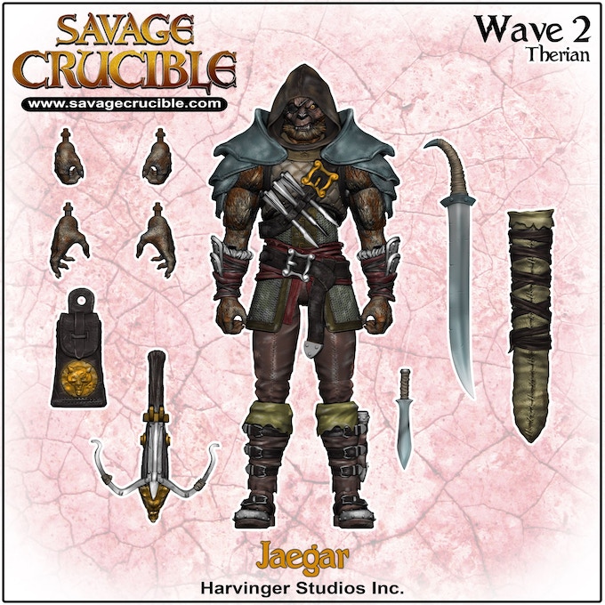 [พร้อมส่ง] Savage crucible 6.5-7 inch scale- Wave2- 09 - Jaeger