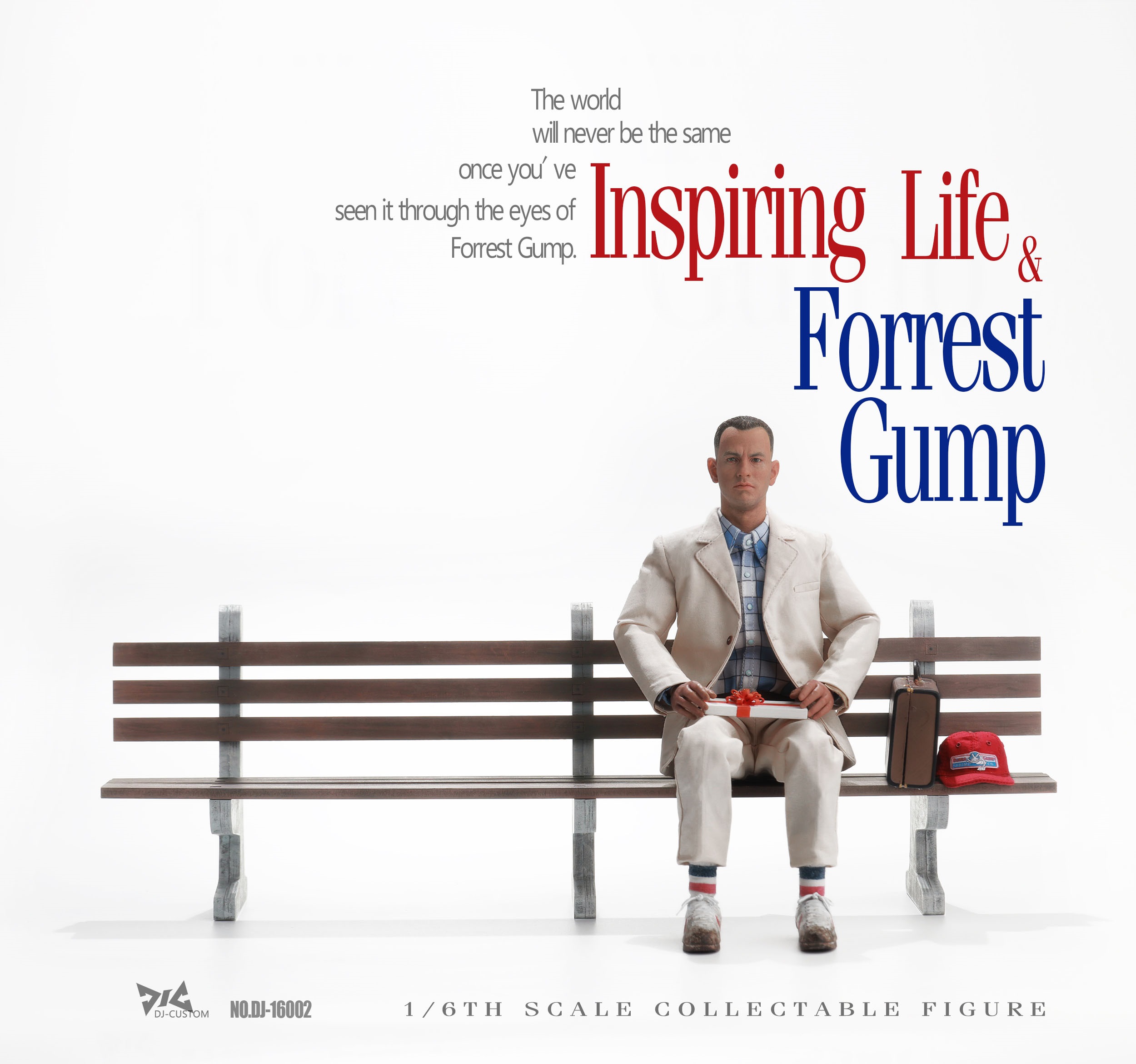 [สั่งจอง] DJ-CUSTOM DJ-16002 1/6 : Inspiring Life & Forrest Gump - Re-order