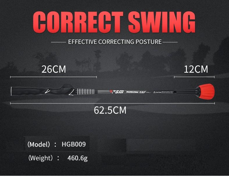 Swing Practice Stick อุปกรณ์ฝึกซ้อมวงสวิง PGM HGB009 อุปกรณ์ฝึกความแข็งแรงและจังหวะในการตี