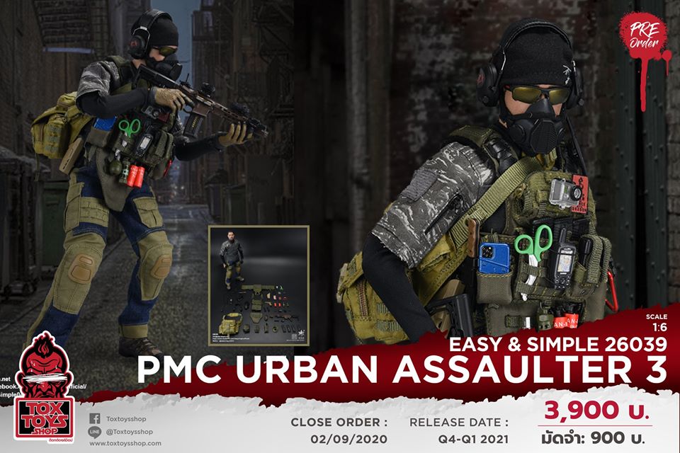 [สั่งจอง]Easy & Simple 26039 1/6 Scale : PMC Urban Assaulter 3