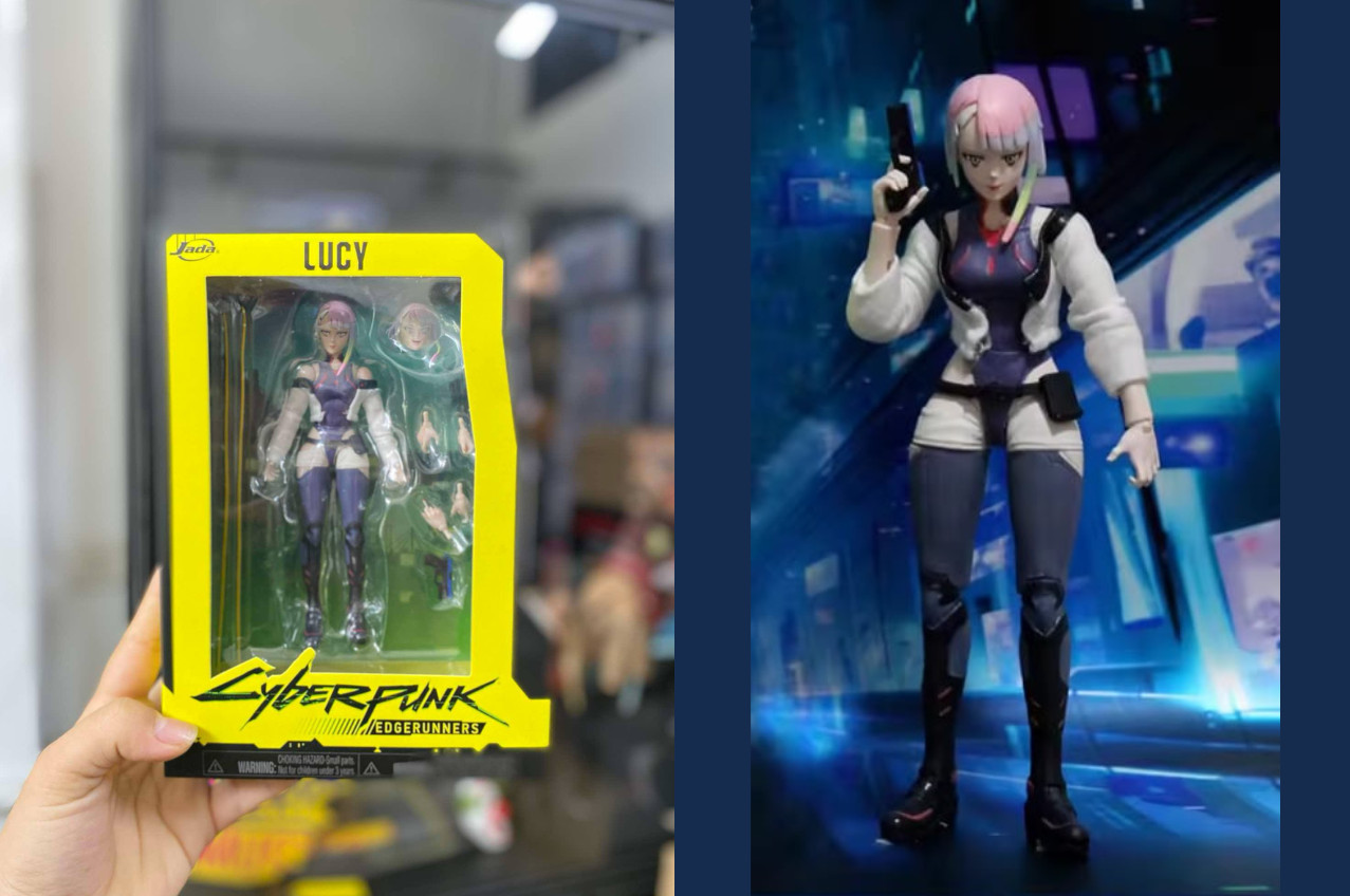 [พร้อมส่ง]JADA Toys 1/12 Ceyberpunk 2077 David & Lucy (เซตคู่)