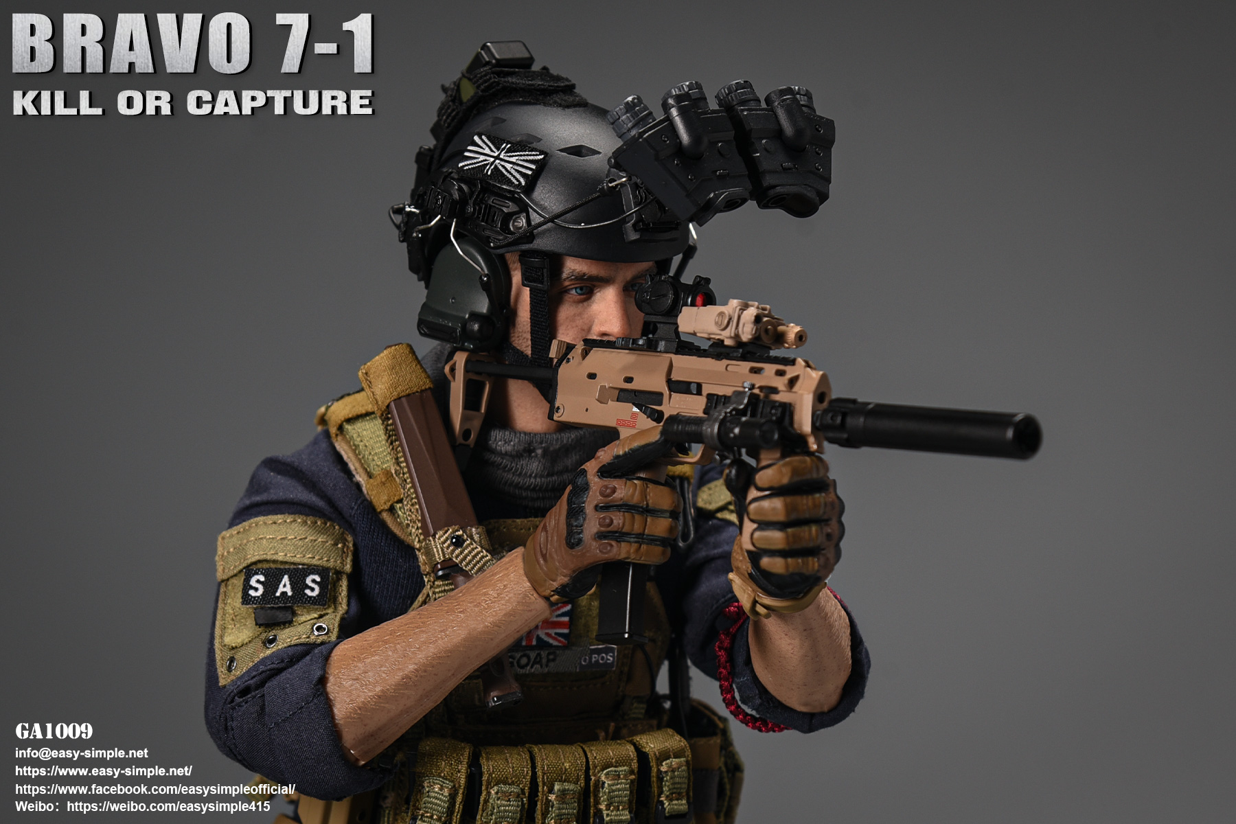 [สั่งจอง] General's Armoury GA1009 1/6 : BRAVO 7-1 KILL OR CAPTURE