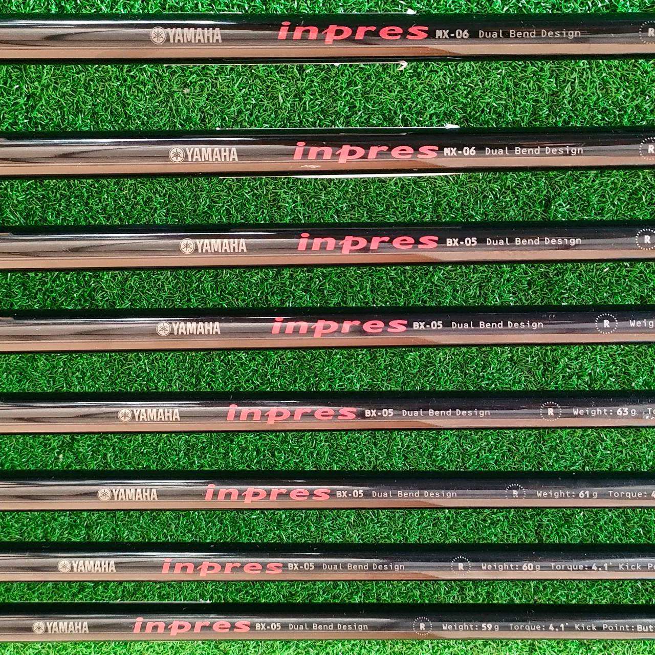 ชุดเหล็ก YAMAHA INPRES D มีเหล็ก 5-9 เเละ PW AW SW ก้าน YAMAHA INPRES D FLEX R สวยเรียบร้อย เดิมๆ ก้านเดิมๆ เหล็กสุดยอดคุณภาพจากญี่ปุ่น ที่ค้มราคามากๆ ของดีครับ