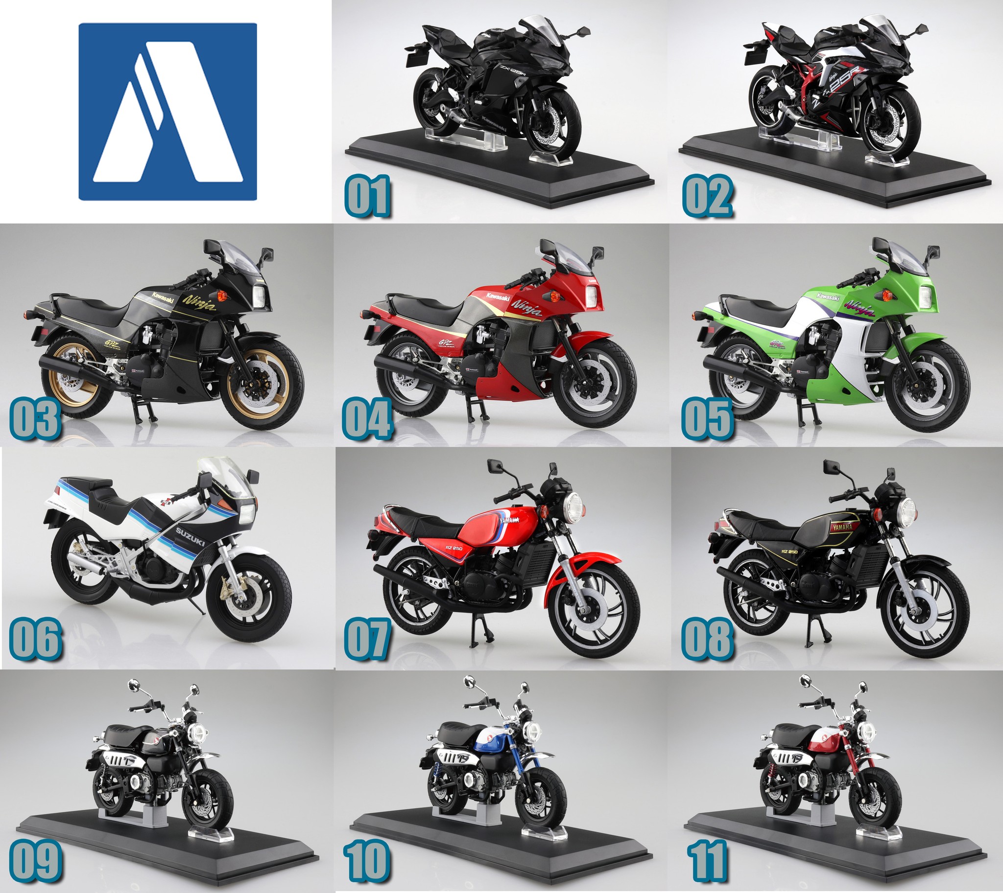 [สั่งจอง]AOSHIMA 1/12 : DIECAST MOTORCYCLE