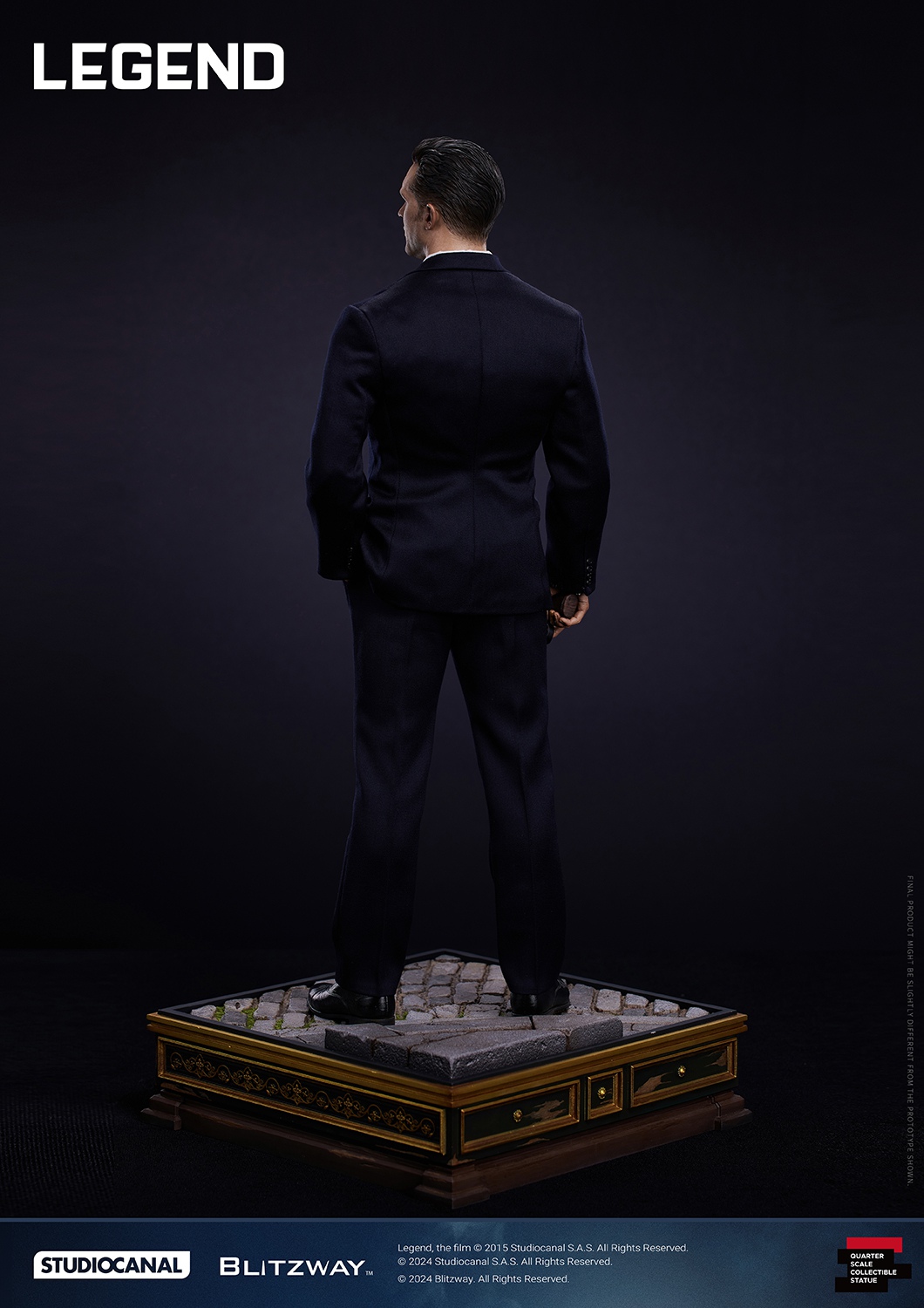 [สั่งจอง]Blitzway BW-SS-22201 statue 1/4 : Reginald “Reggie” Kray (Legend 2015)