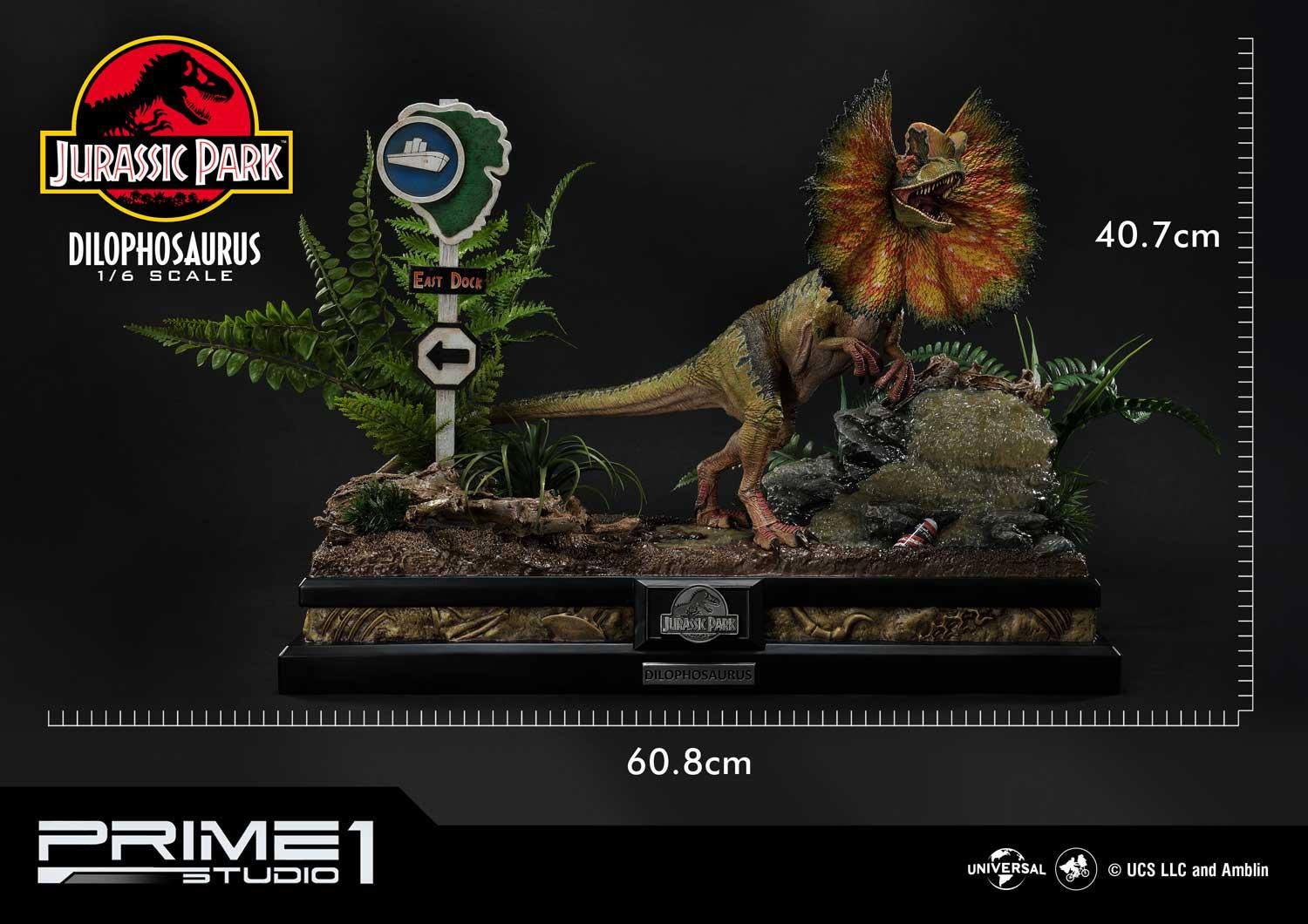 [สั่งจอง]Prime 1 Studio LMCJP-06 1/6 Scale Jurassic Park : Dilophosaurus