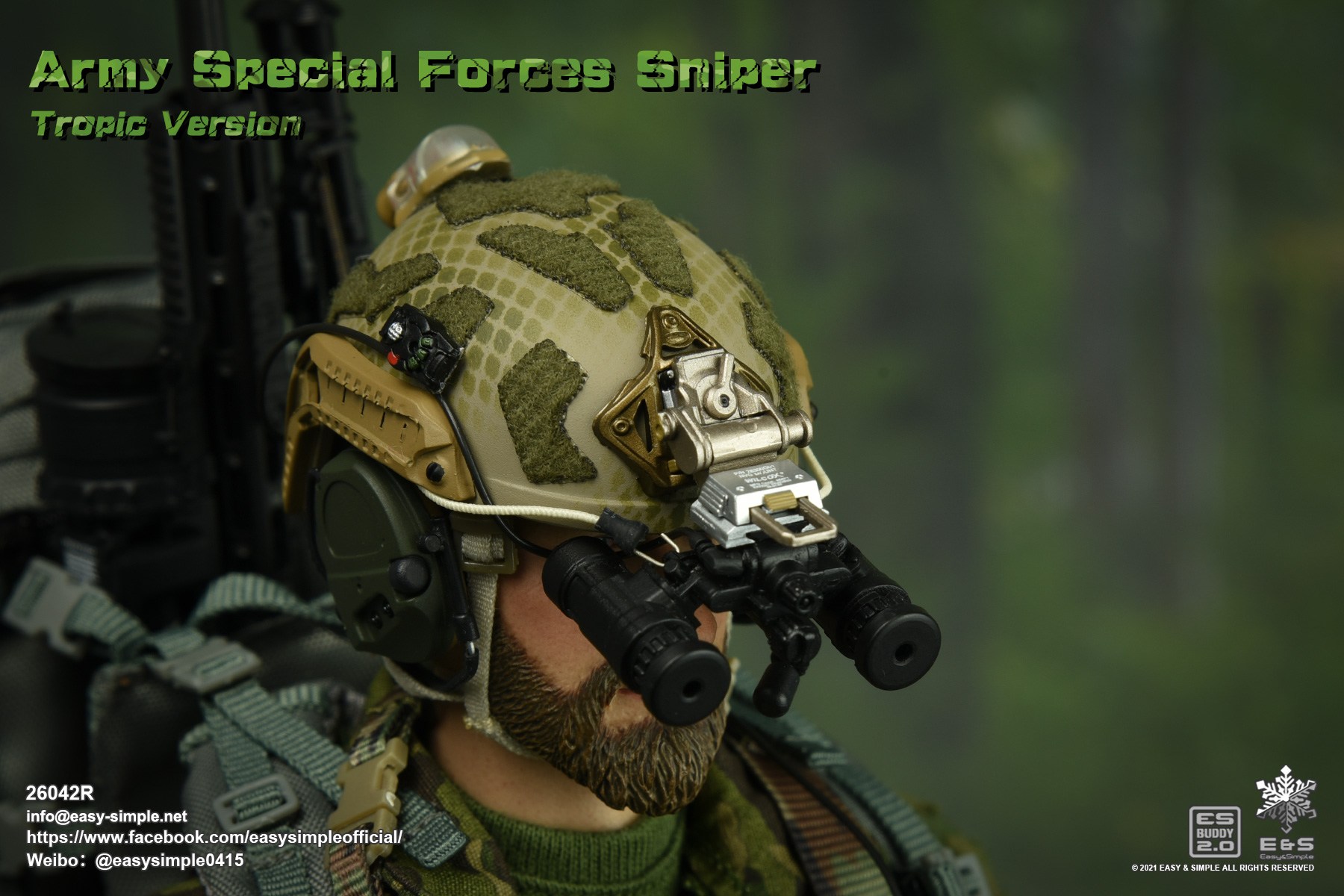 [สั่งจอง] Easy&Simple 26042R 1/6 : Army Special Forces Sniper Tropic Version