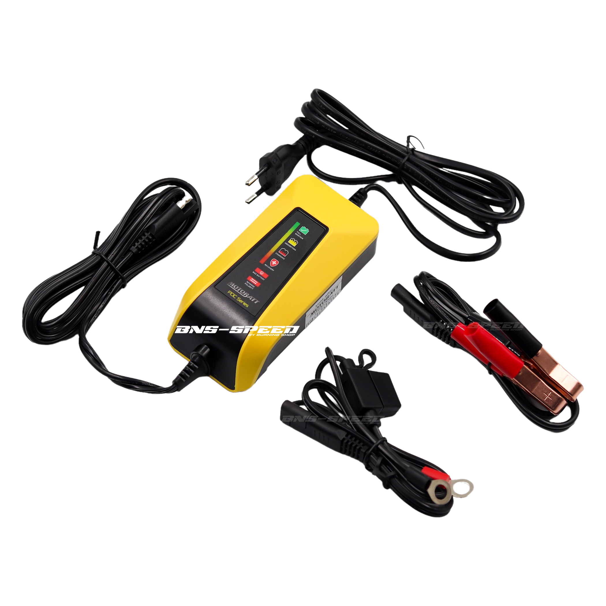 เครื่องชาร์จแบตเตอรี่มอเตอร์ไซค์ Motorbatt Water Boy (PDCWB) 6/12V 1.0Amp Lithium Charger