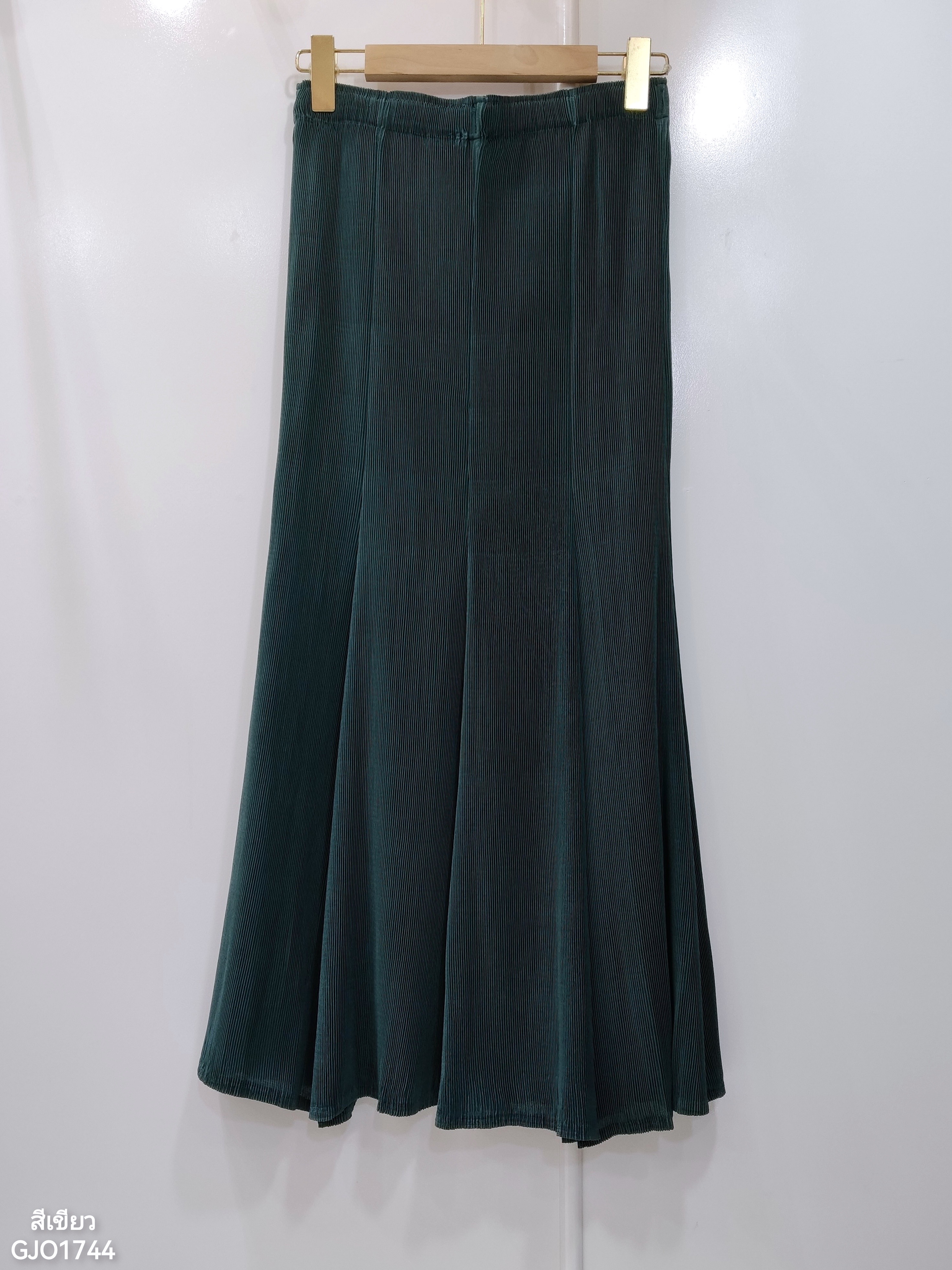ปรับราคาลง20%!! ยาว 34นิ้ว! 2MUAY รุ่น GJO1744 กระโปรงพลีทคุณภาพ MERMAID PLEATED SKIRT 9 สี FREE SIZE