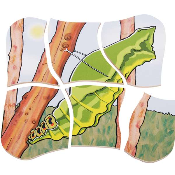 เกมปริศนา-วงจรชีวิตของผีเสื้อ ของเล่น, ของเล่นเด็ก, จิ๊กซอว์, ตัวต่อ, ของเล่นไม้, ของเล่นเสริมพัฒนาการ, ของเล่นเด็กอนุบาล