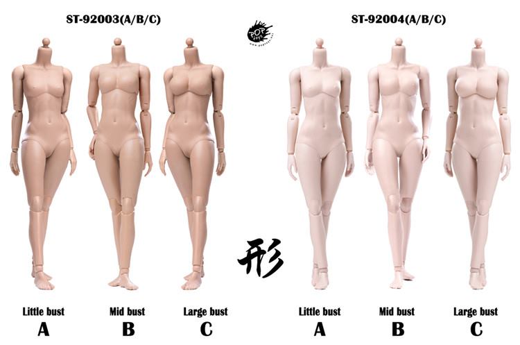 [สั่งจอง]POPTOYS 1/6 92003/92004 A/B/C,92005/92006 A/B/C Super flexible female body (Plastic Joints)