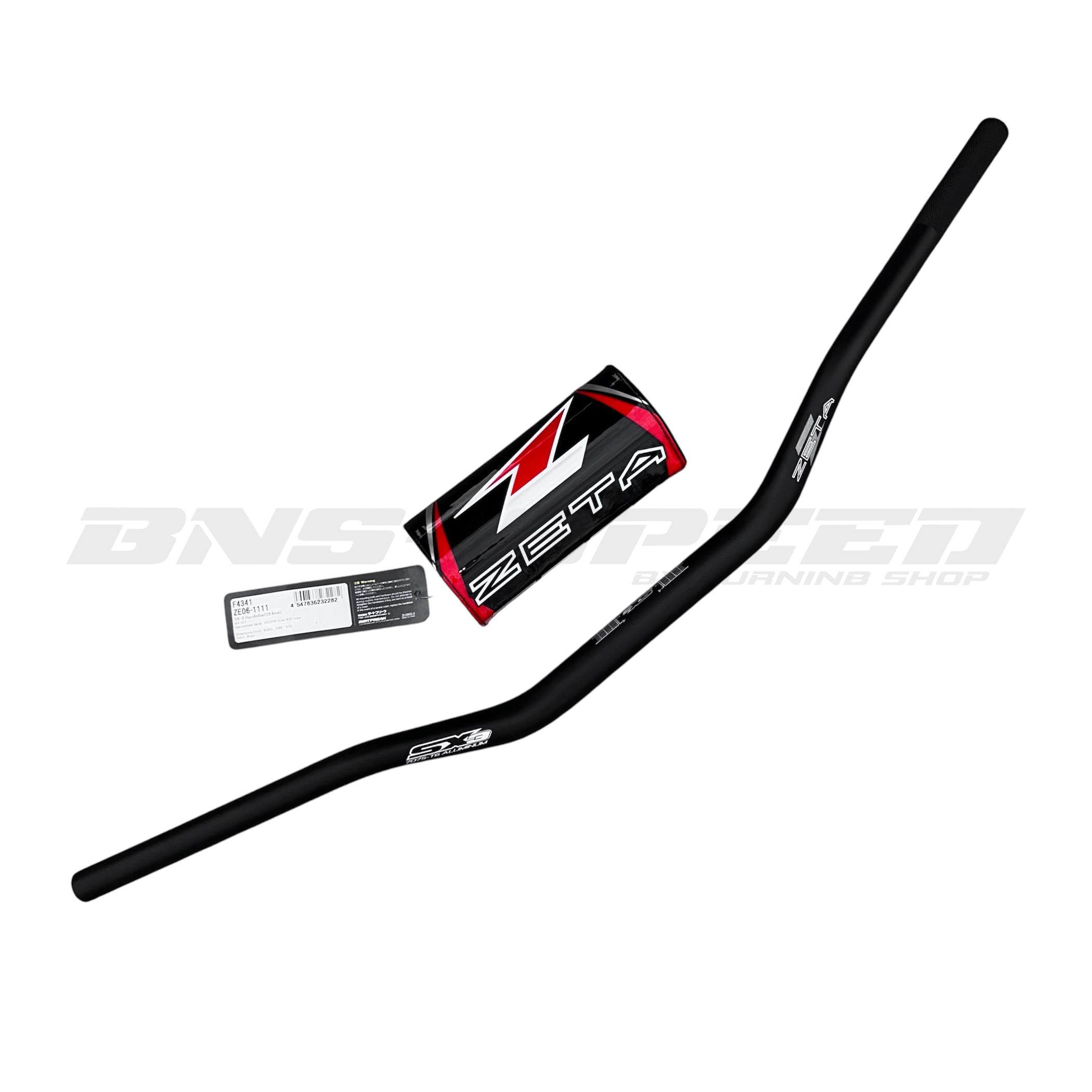 แฮนด์ ZETA SX-3 Bar MX-111 Black - CR/CRF-Low, KXF-Low