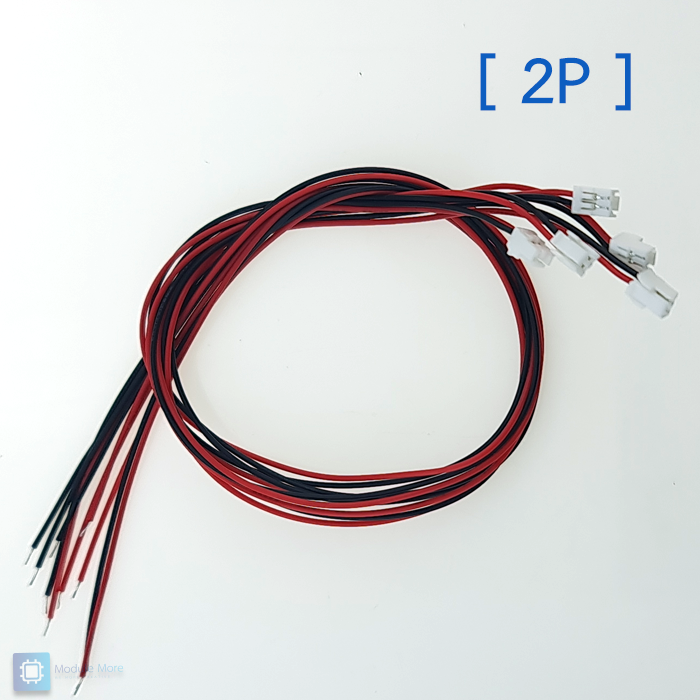 [5 เส้น] หัวต่อ JST GH1.25mm ปลายเปลือย ยาวราว 30cm 2P/3/4/5/6P single head 1.25mm spacing electronic wire with lock terminal wire