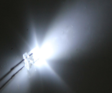 Super bright Led สีขาว สว่างพิเศษ ขนาด 3mm (20 ชิ้น)