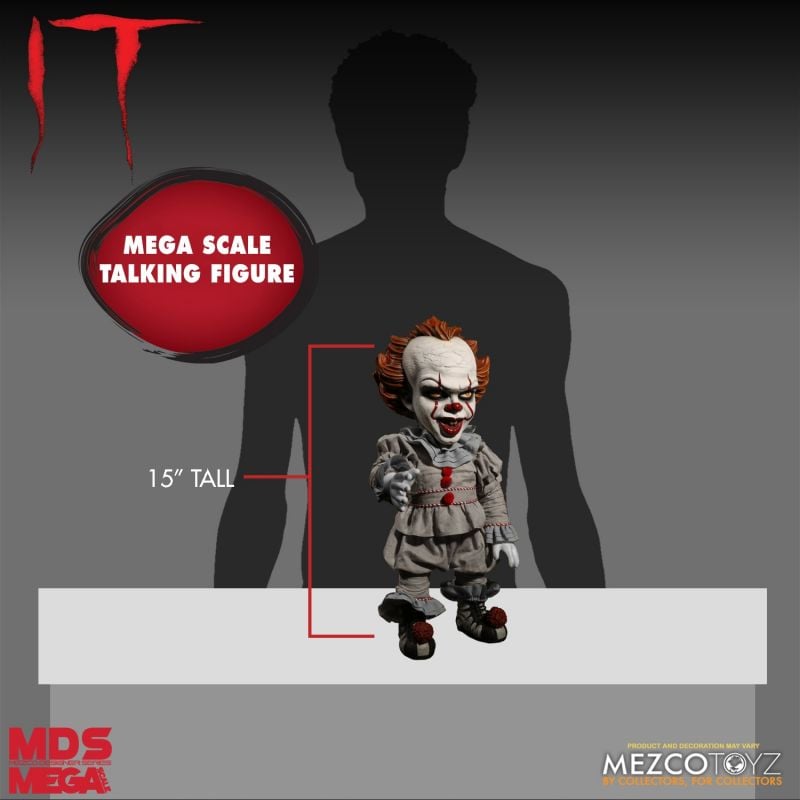 [สั่งจอง]Mezco Toys : Mega Scale Talking Pennywise 2017