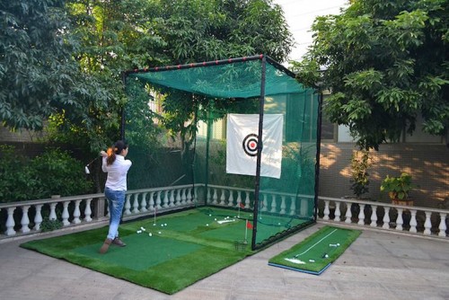 Drive Practice Net ตาข่ายซ้อมไดร์ฟ PGM LXW001 ขนาด 3M x 3M ขนาดใหญ่มาก แข็งแรงทนทาน ติดตั้งง่าย (ไม่รวมพรม Not including the mat)
