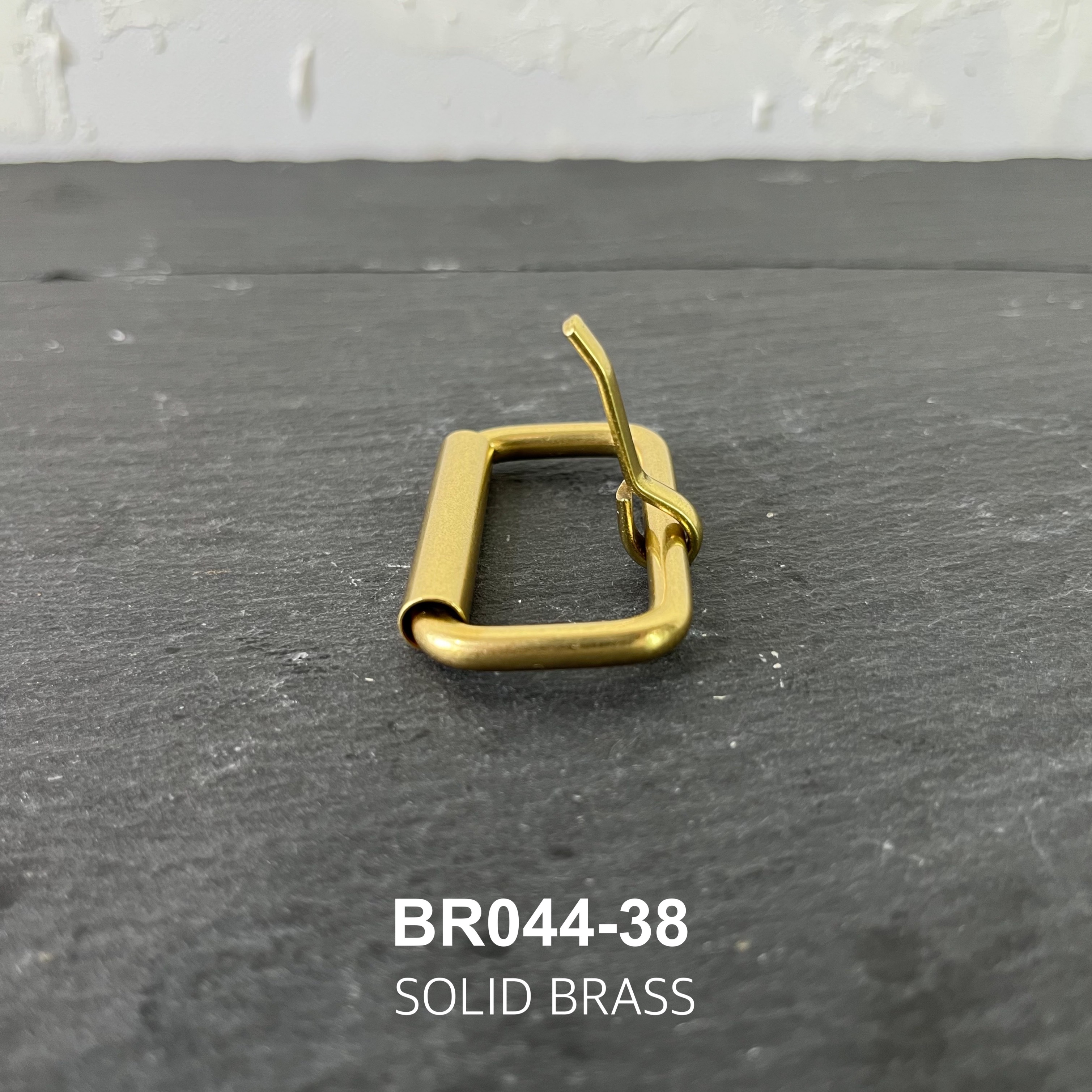 BR044 หัวเข็มขัด roller buckle อะไหล่ทองเหลืองแท้ อุปกรณ์งานหนัง **ราคาต่อชิ้น**