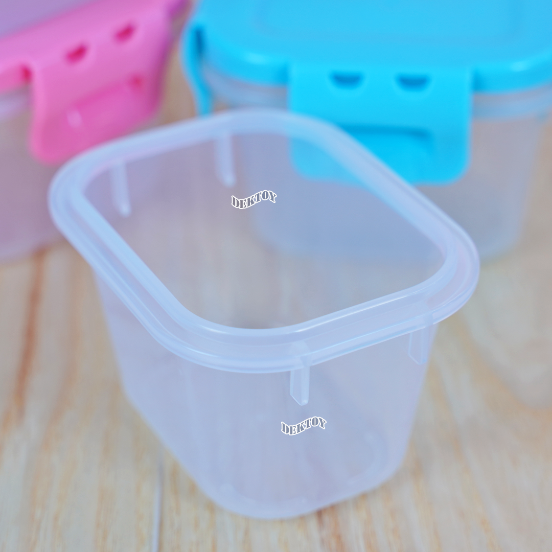 NANNY แนนนี่ กล่องเก็บอาหารNannyฝาปิดสูญญากาศ 4 ใบ ขนาด5ออนซ์ S5-170/C