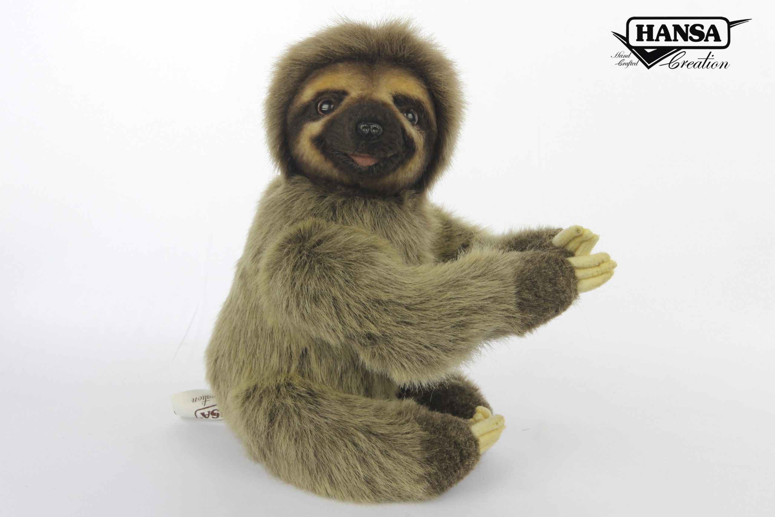 8090 Sloth Silver (movable head, arms & legs) 22cm.H