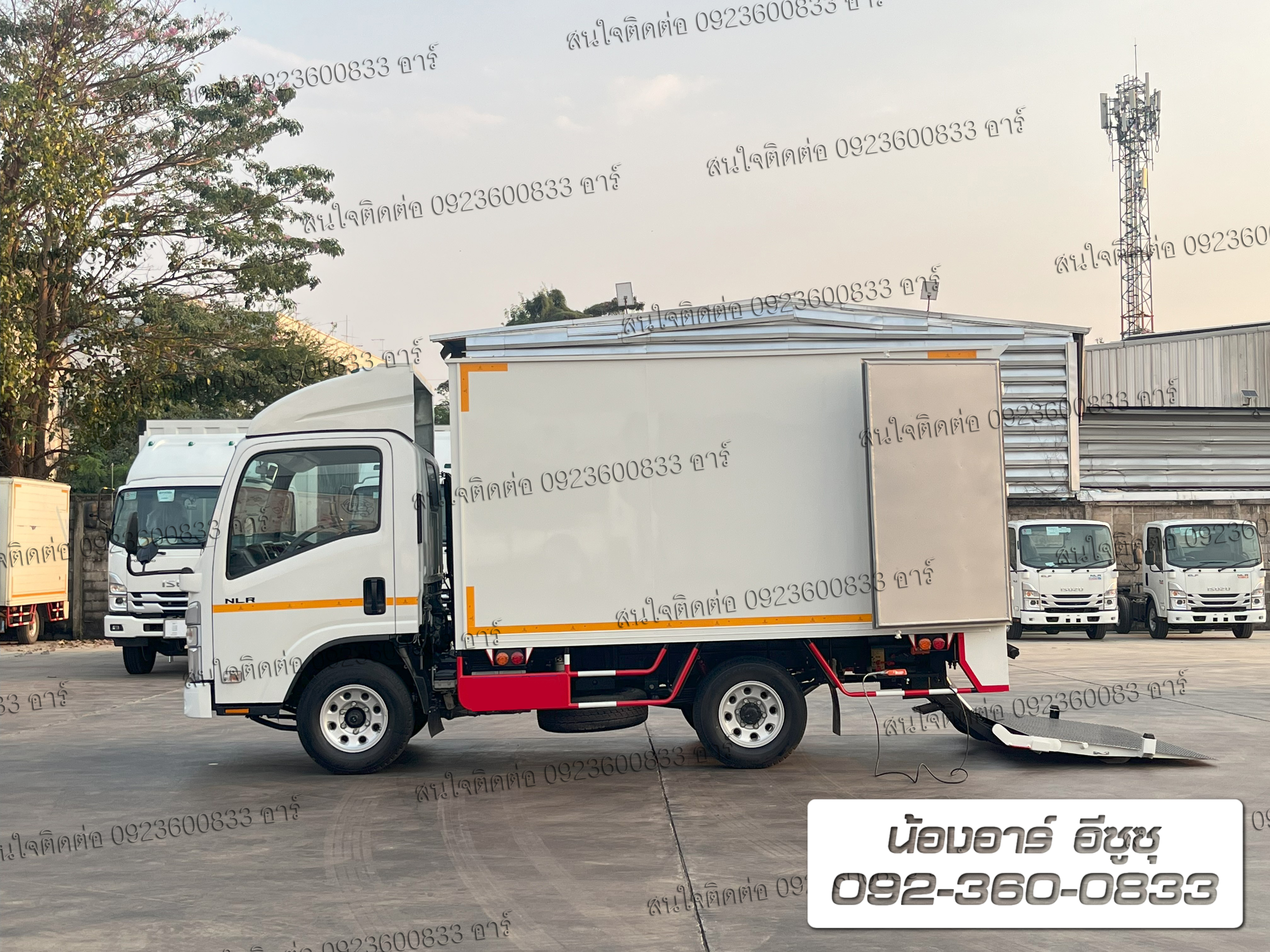 4 ล้อ ISUZU NLR Euro5 Max ตู้แห้ง ลิฟท้าย