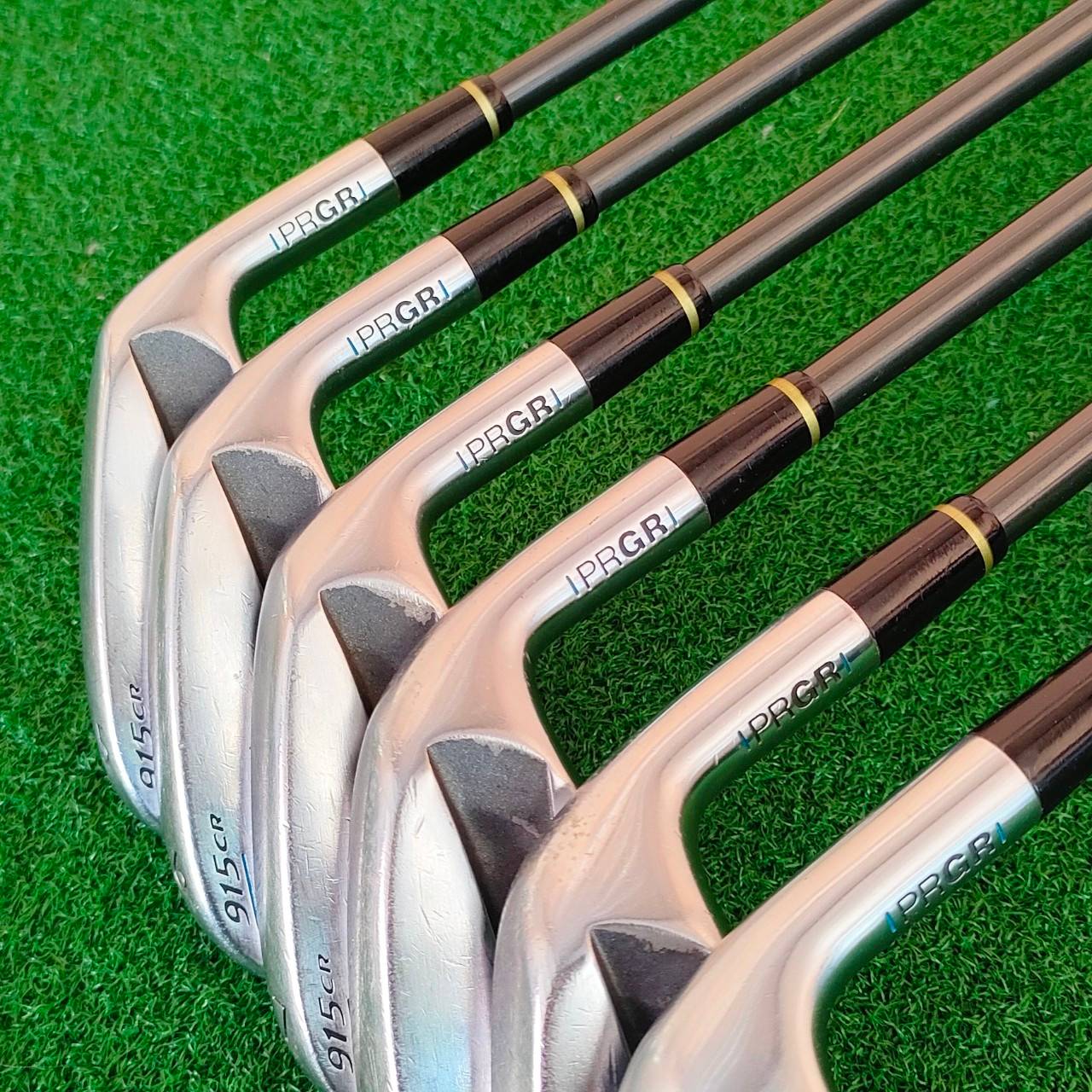 ชุดเหล็ก PRGR TR-X 915CR มีเหล็ก 5 - 8 PW AW ก้าน M40 I.N.S.P.E.C AW เป็นใบ WEDGE ให้เลยครับ