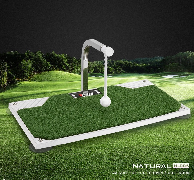 360 degree drive practice mat พรมซ้อมไดร์ฟ 360 องศา PGM HL005 ผลิตจากวัสดุที่แข็งแรงทนทาน ขนาด 33.8 x 63 cm. ( สีขาว )