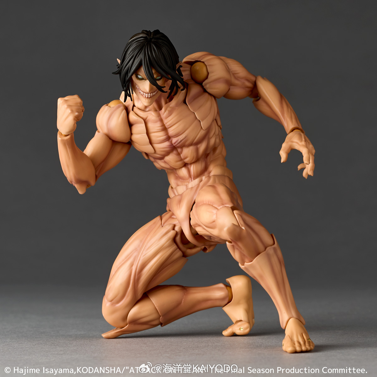 [พร้อมส่ง]Kaiyodo : Revoltech Amazing Yamaguchi - Attack on Titan Eren Yeager (อัพเกรด Bonus Ver. แถมหน้าโบนัส)