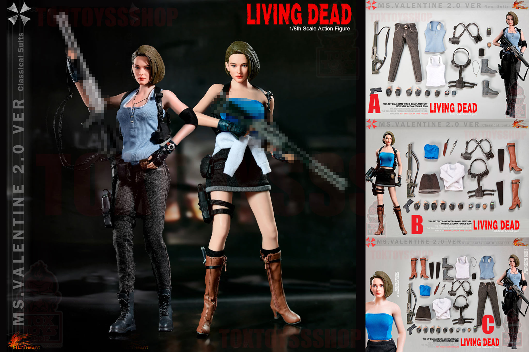 [สั่งจอง]Hot Heart FD009 1/6 : Zombie Killer Jill 2.0
