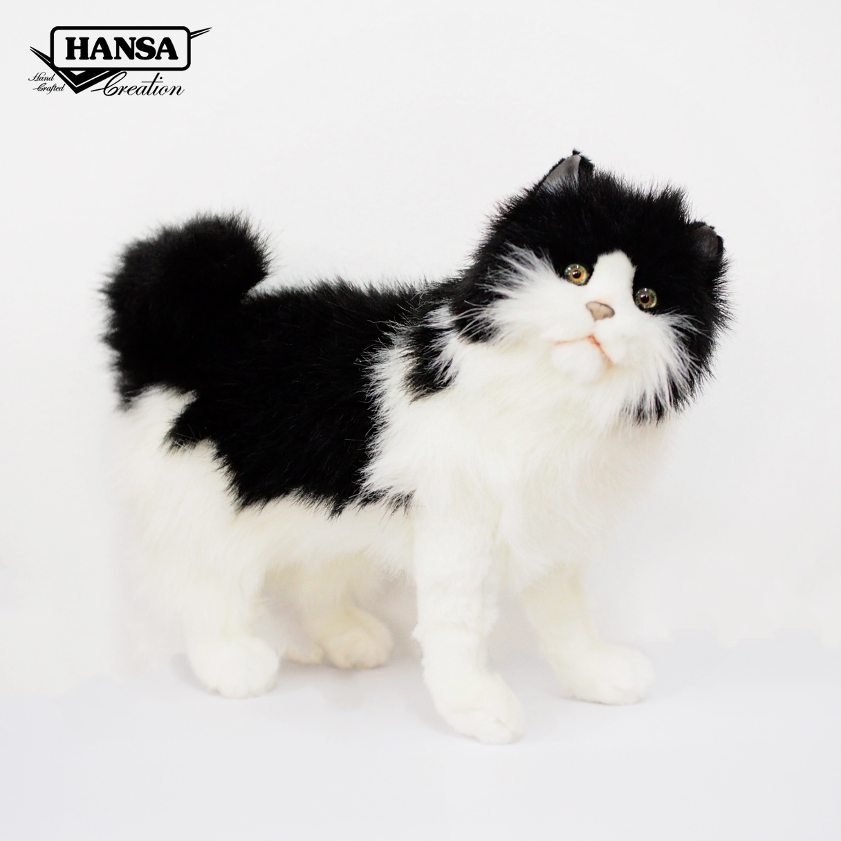4221 Cat Black and White 40 cm.L