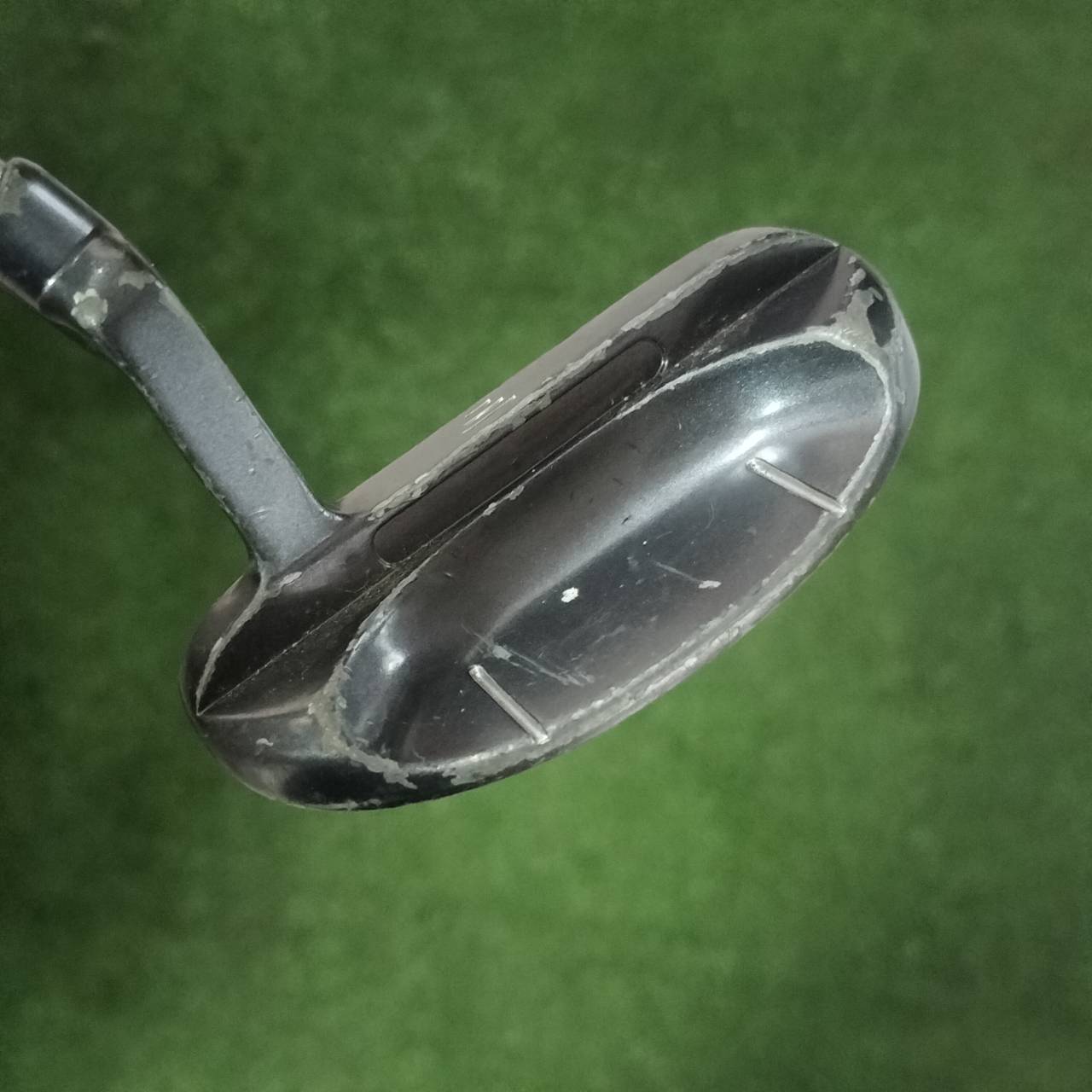 PUTTER KENSHO ABE SPORTS 33 นิ้ว ทรงมอลเล็ต ชดเชยความผิดพลาดได้สูงมากค่ะ ไม้กอล์ฟมือสอง