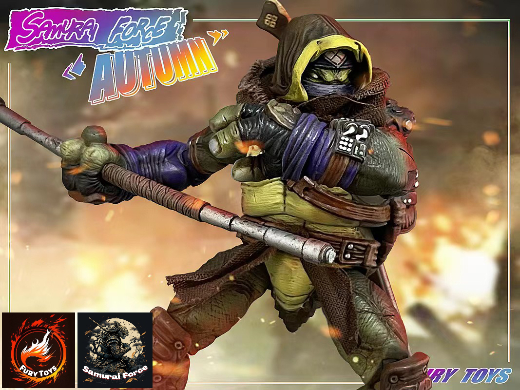 [พร้อมส่ง]Fury toys 1/12 : Samurai Force Wave 2 - Musketman Autumn (เต่านินจา)+(อุปกรณ์เสริม)