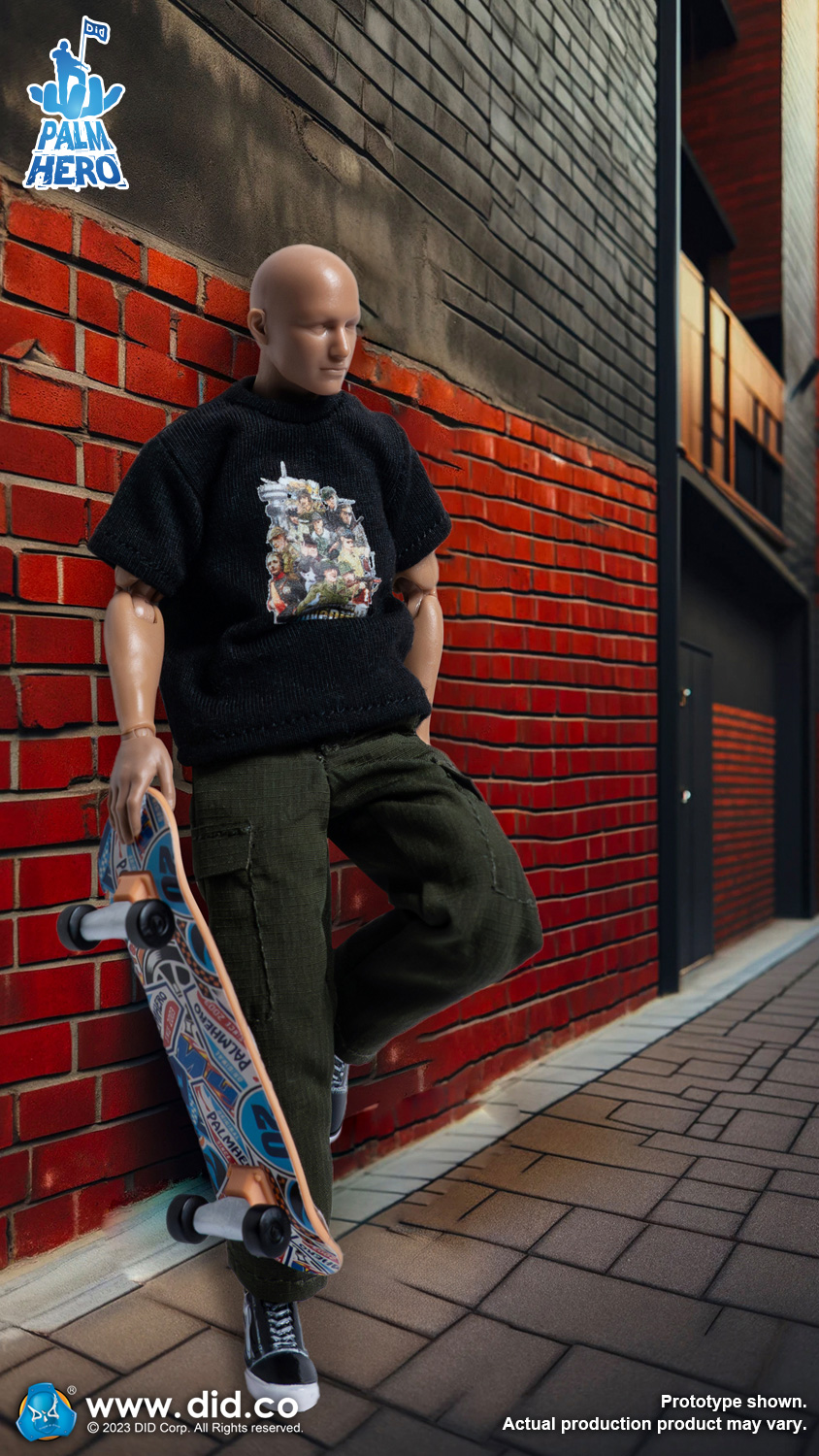 [สั่งจอง] DID SF80004 - 1/12 Palm Hero Simply Fun Series - The Skateboarder