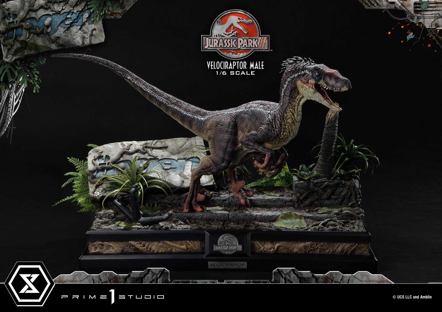 [สั่งจอง] Prime 1 Studio : LMCJP-10: Velociraptor Male (Jurassic Park 3)