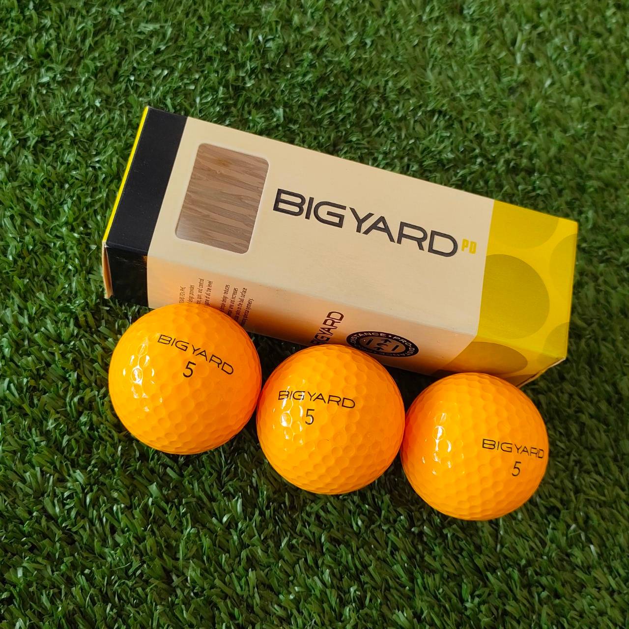 ลดล้างสต๊อก !!! ลูกกอล์ฟ BIG YARD ลูกกอล์ฟตีไกลจัดๆ Dimple มากถึง 432 ร่อง 1 หลอด มี 3 ลูก