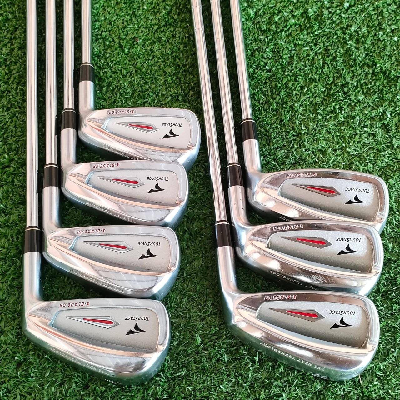 ชุดเหล็ก TOURSTAGE X-BLADE GR มีเหล็ก 4-9 เเละ PW ก้าน NS.PRO 950 GH FLEX S เหล็ก FORGED ระดับพรีเมี่ยมญี่ปุ่น!! ไม้กอล์ฟมือสอง ของแท้ BY NakaraLuxurious