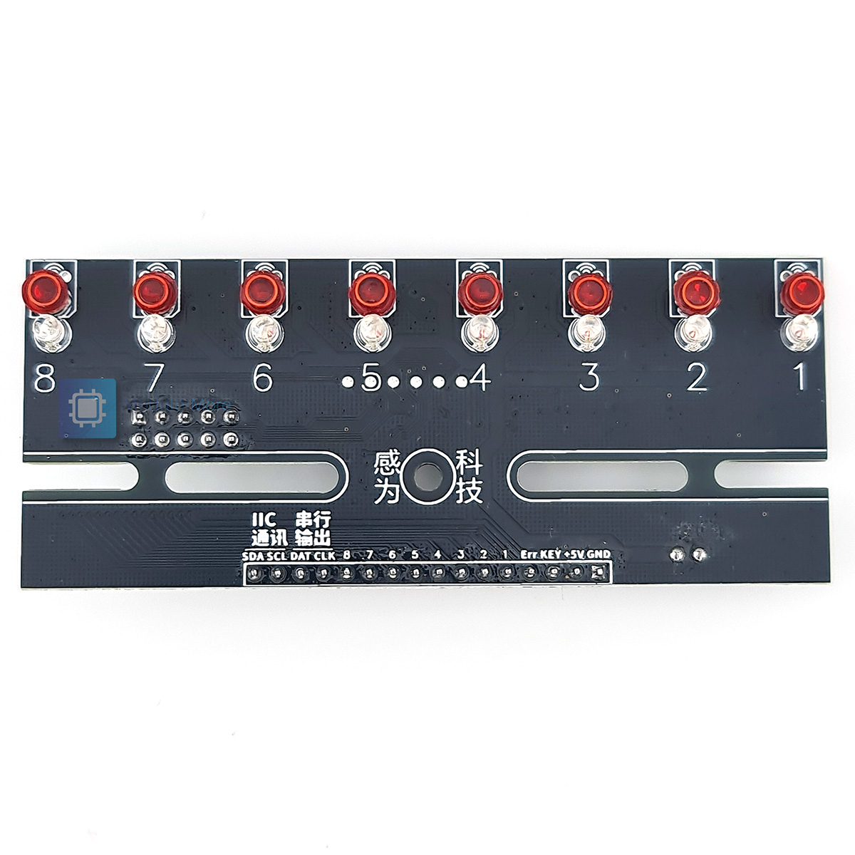 Greyscale Sensor Array เซนเซอร์เกรสเกล 8 ช่อง 8-Way Grayscale Sensor โมดูลเดินตามเส้น ...