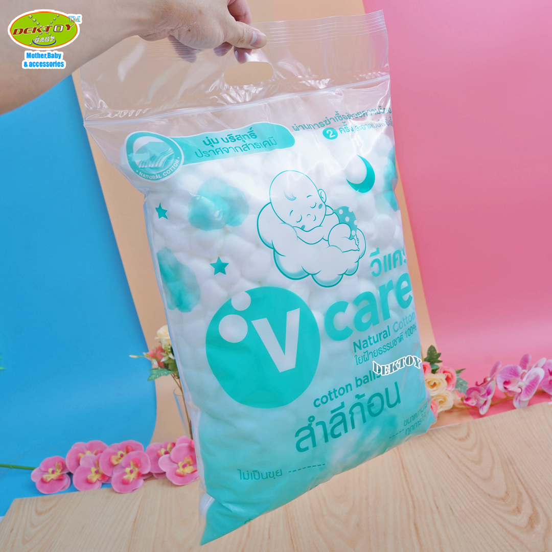 V-care วีแคร์ สำลีก้อนวีแคร์ถุงจัมโบ้ 450 กรัม