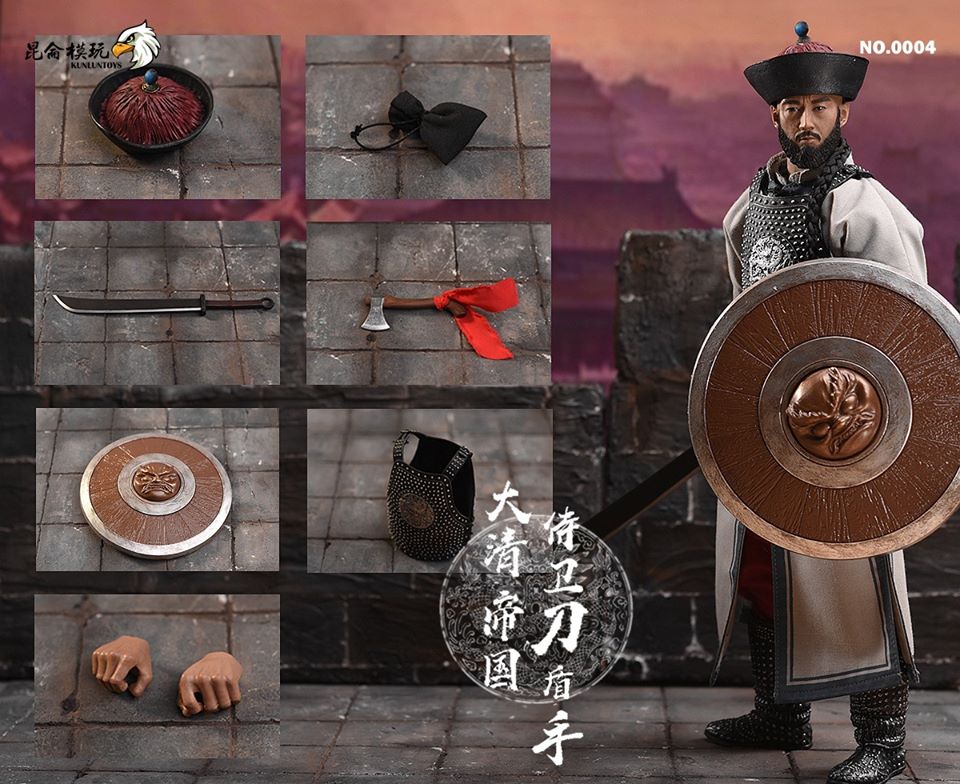 [สั่งจอง]ทหารแมนจูผู้พิทักษ์ KUNLUNTOYS 1/6 0004 Dulimbai Gurun Shield Guardian Action Figure