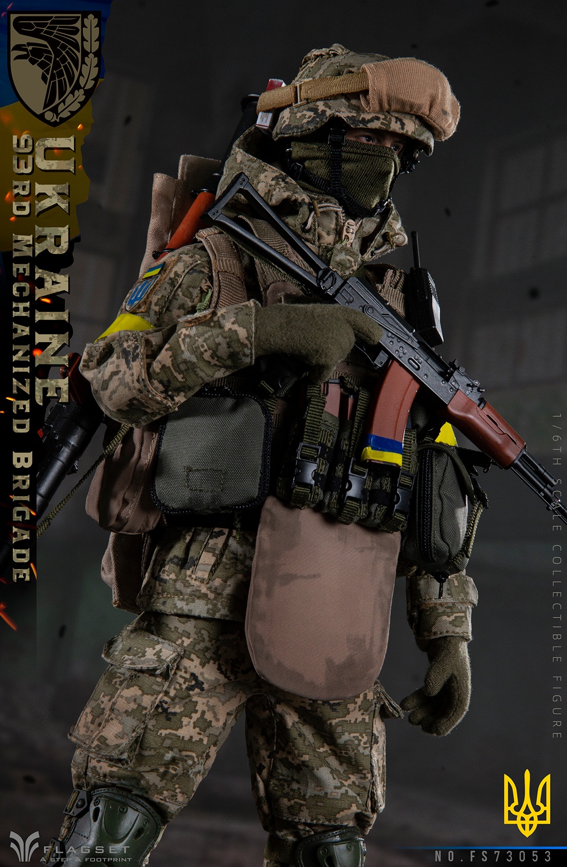 [พร้อมส่ง] FLAGSET FS-73053 1/6 : Ukraine 93rd Mechanized Brigade - Anti tank gunner