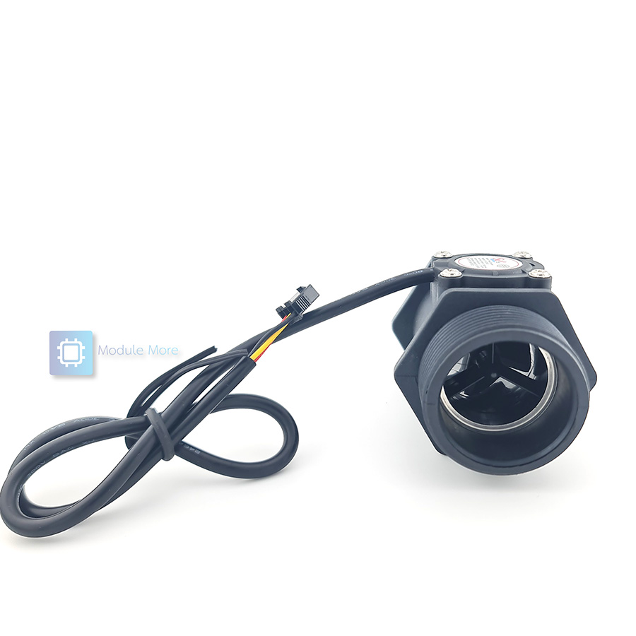 เซนเซอร์ วัดอัตราการไหลของน้ำ ขนาดท่อ 1.5 นิ้ว / 2 นิ้ว DN40 DN50 Water Flow Sensor Hall Turbine 1.5/2 inch