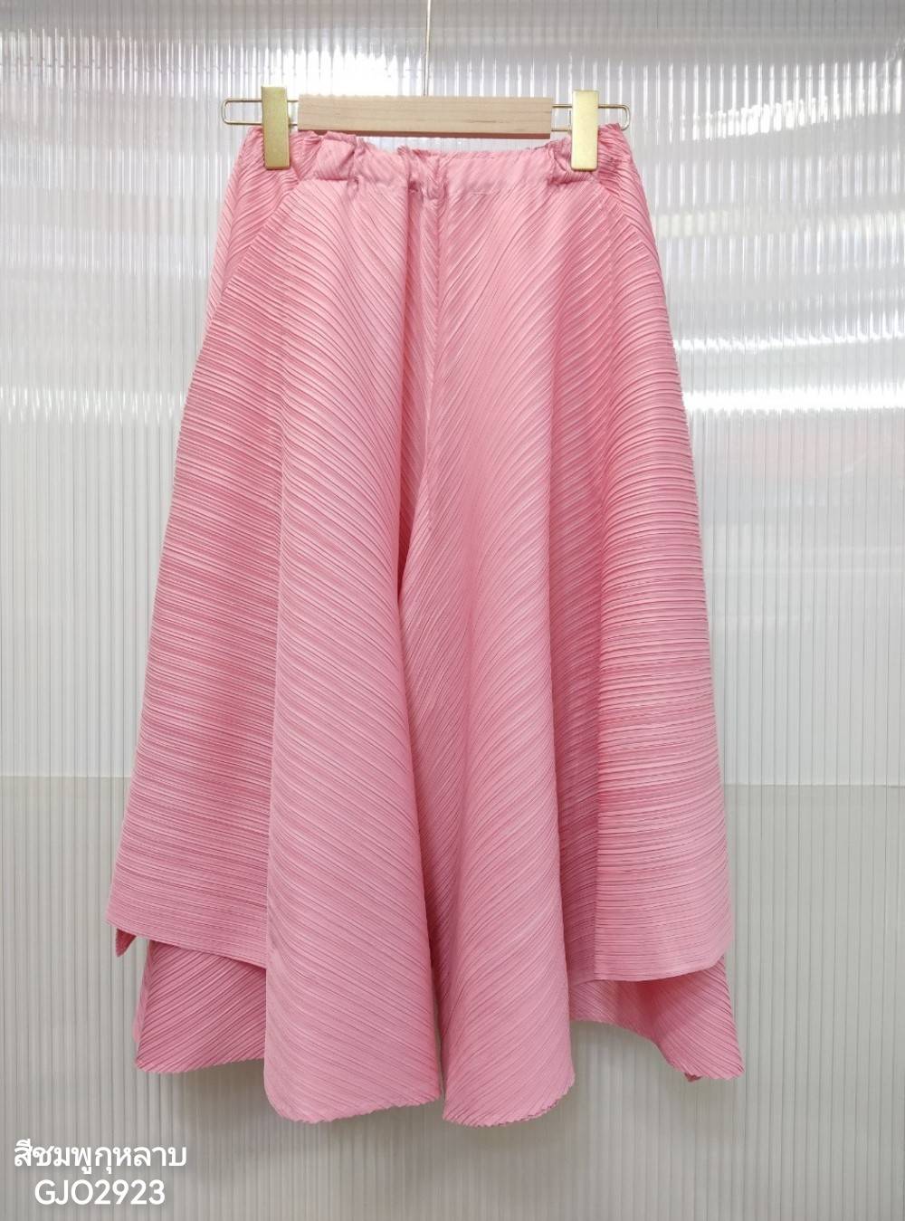 ยาว 28นิ้ว!! 2MUAY รุ่น GJO2923 FLARED PLEAT PANT กางเกงผู้หญิง กางเกงพลีทคุณภาพ 12สี FREE SIZE