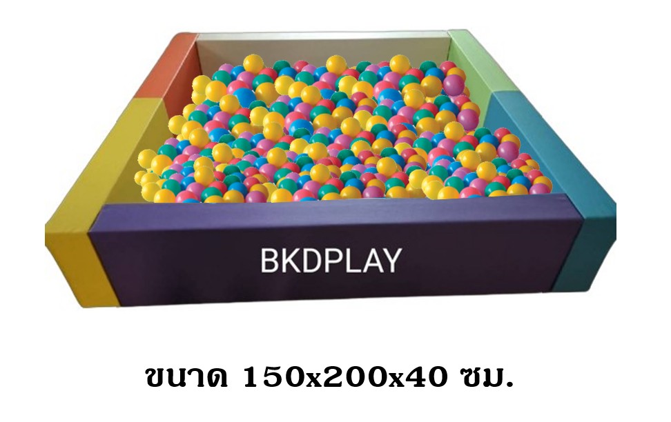 บ่อบอลสี่เหลี่ยมรวมลูกบอล. หนังpvc นุ่มนิ่ม ,รับทำบ้านบอลในห้าง Kid ZoneK