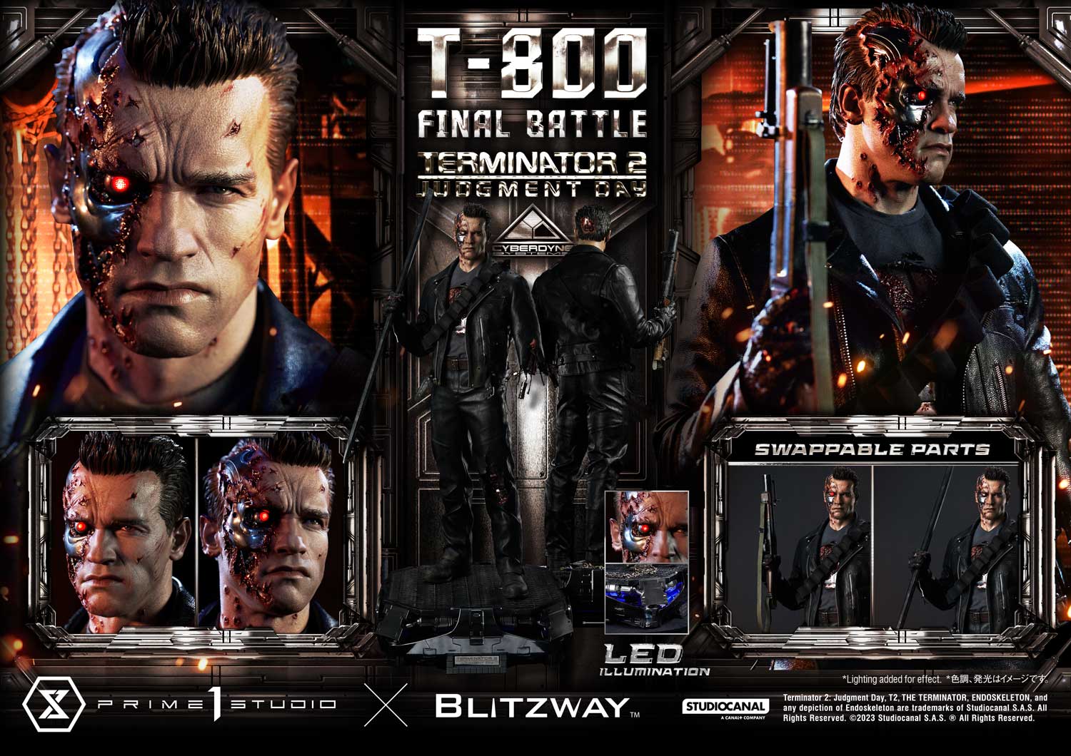 [สั่งจอง] Prime 1 Studio : T-800 (Terminator 2: Judgement Day)