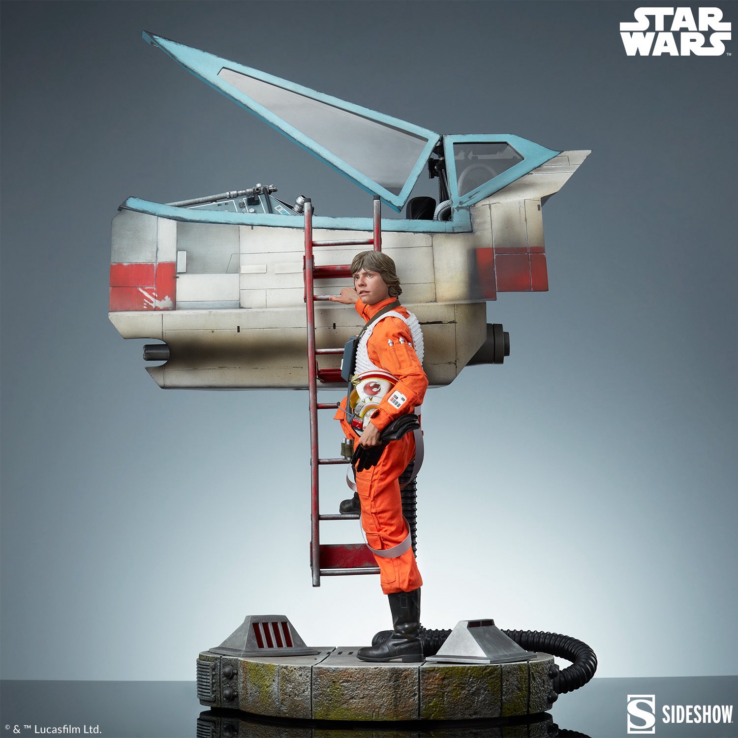 [สั่งจอง]Sideshow : Luke Skywalker & X-Wing: Red Five, Standing By Premium Format