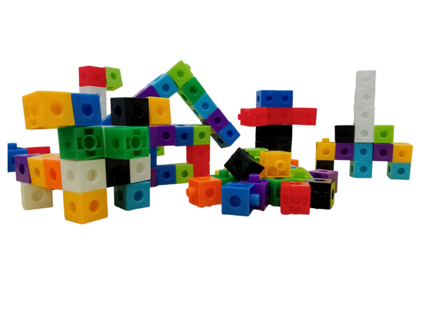 ตัวต่อลูกเต๋า บล็อกลูกบาศก์ เลโก้สี่เหลี่ยม 170 ชิ้น คละสี , ตัวต่อพลาสติก,ลูกเต๋าของเล่น,ตัวต่อ,เลโก้,บล็อก, ของเล่นเสริมพัฒนาการ, ของเล่นเด็ก, สื่อการสอน พร้อมส่งในไทย