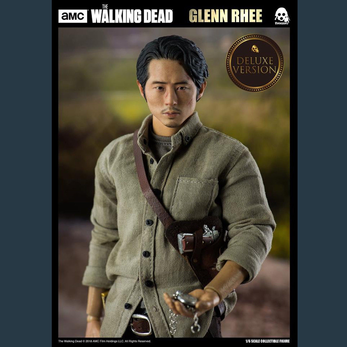 [สินค้าพรีออเดอร์] ThreeZero 3Z0038 1/6 The Walking Dead Glenn Rhee Male Model 12" Action Figure (Standard/Deluxe Version)