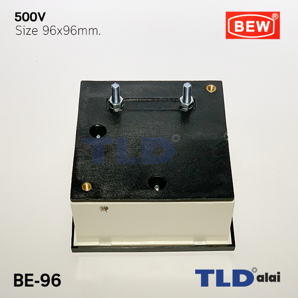 พาแนลมิเตอร์ แบบเข็ม ขนาด 500v ขนาด 96x96 mm. รุ่น BE-96 พร้อมอุปกรณ์ยึด Panel Meter ตัววัดความถี่ไฟฟ้า (Analog Frequency Panel Meter)