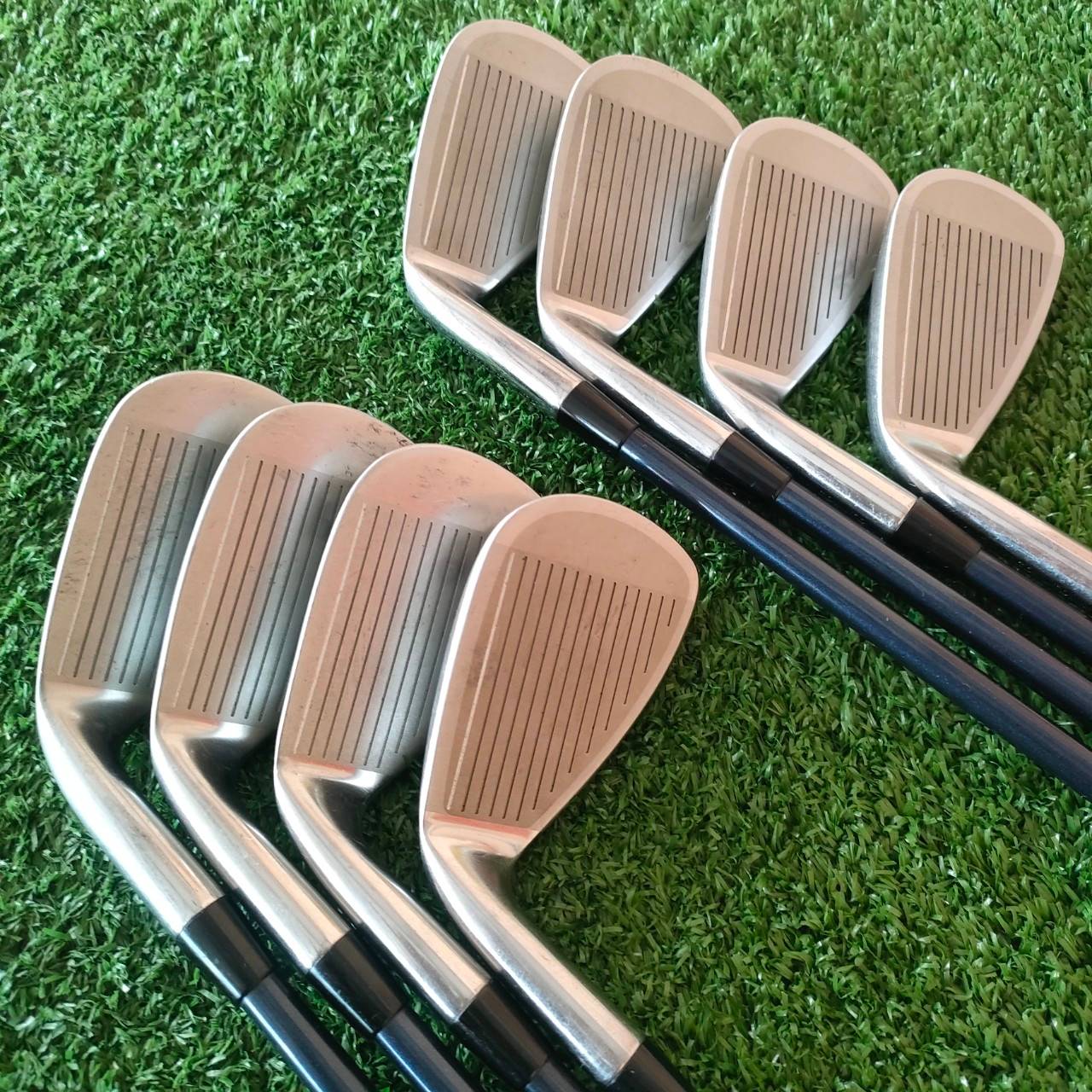 ชุดเหล็ก KATANA SWORD AX500 มีเหล็ก 5 - 9 เเละ PW AW SW ก้าน SWORD 352 DREAMY DISTANCE FLEX R เป็นชุดเหล็กพรีเมี่ยมญี่ปุ่นที่หน้าเด้งมาก!! ไม้กอล์ฟมือสอง ของแท้ BY NakaraLuxurious