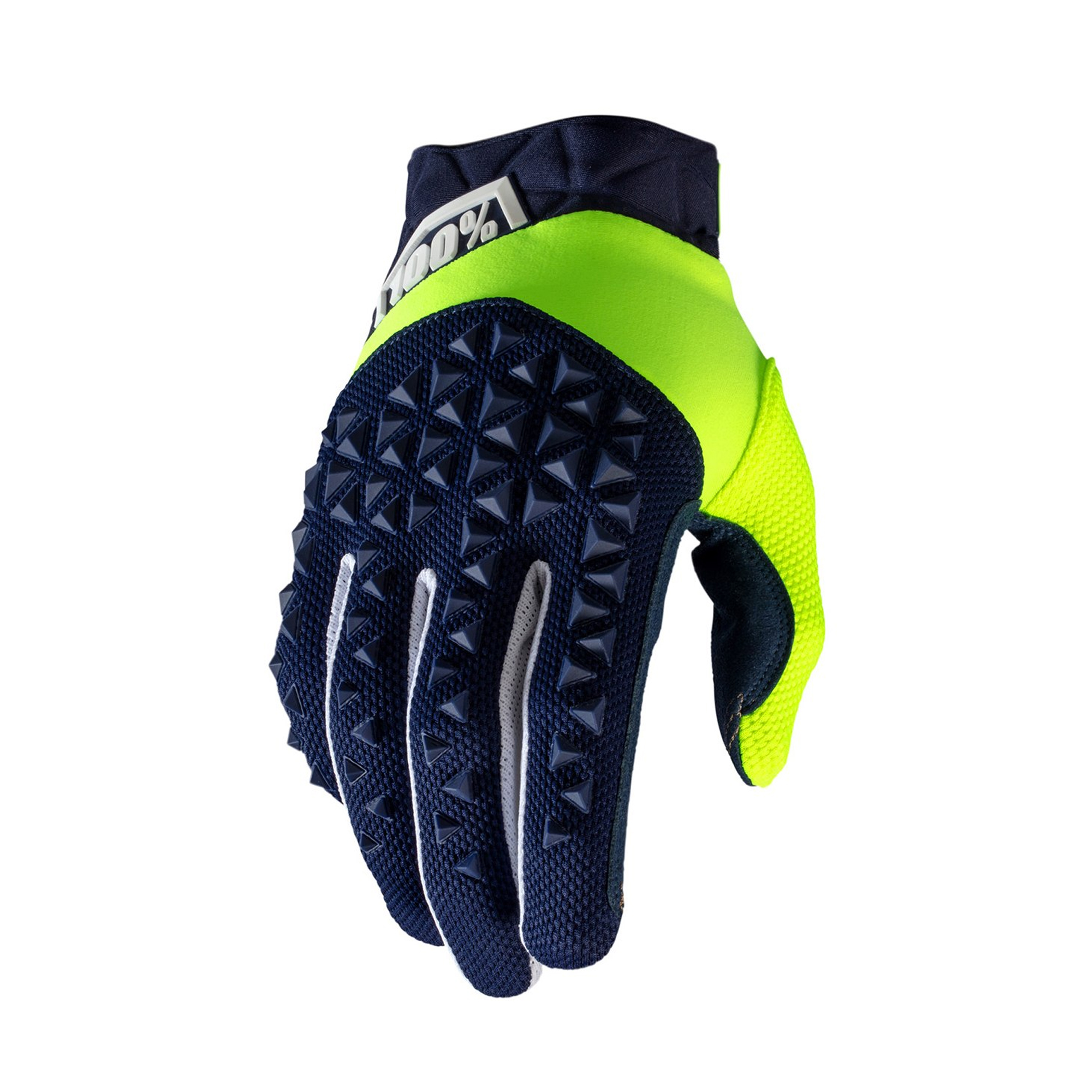 ถุงมือ 100% Airmatic - Navy/Yellow